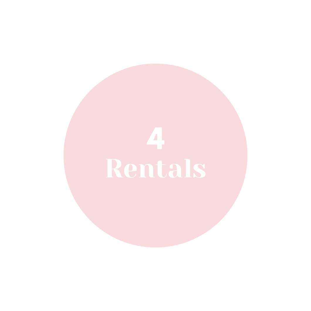 4 rentals over 6 months