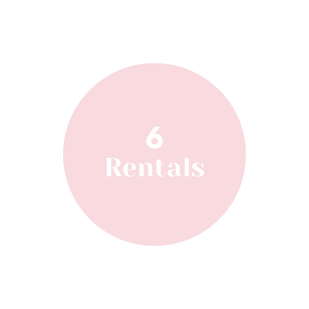 6 rentals over 6 months