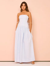 Load image into Gallery viewer, Shona Joy Amada Lace Up Strapless Maxi Dress
