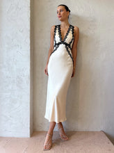 Load image into Gallery viewer, Shona Joy Camille Lace Cross Back Midi Dress
